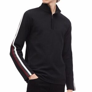 Calvin Klein Men's Striped Ribbed Pullover